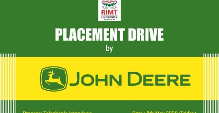 RIMT Placement drive by johndeer