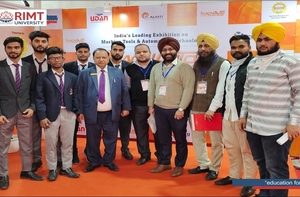 expo banner RIMT University Students Visit
