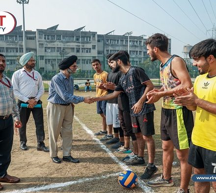 Inter-Department Volleyball tournament organized by RIMT University