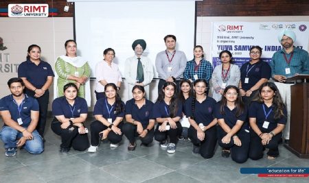 ‘Yuva SamVad – India@2047’ declamation contest organized by RIMT University NSS Unit