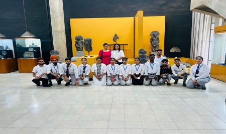 Department of Fine Arts organized an educational visit to the Art Museum Sector 10 Chandigarh