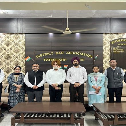 RIMT School of Legal Studies students visited District Courts, Fatehgarh Sahib to observe and understand the judicial process