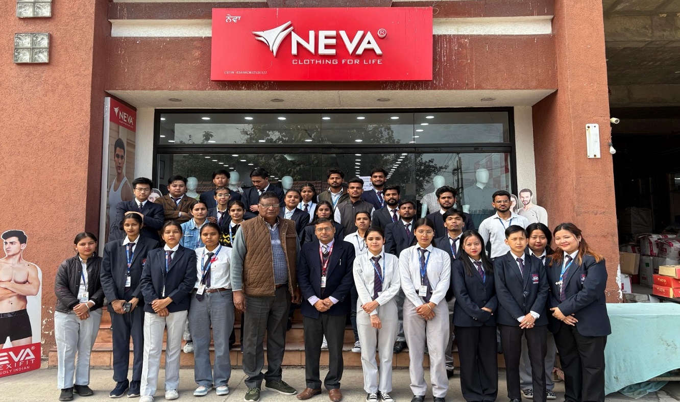 BBA & B.Com Students Gain Industry Exposure at Neva Garments, Ludhiana