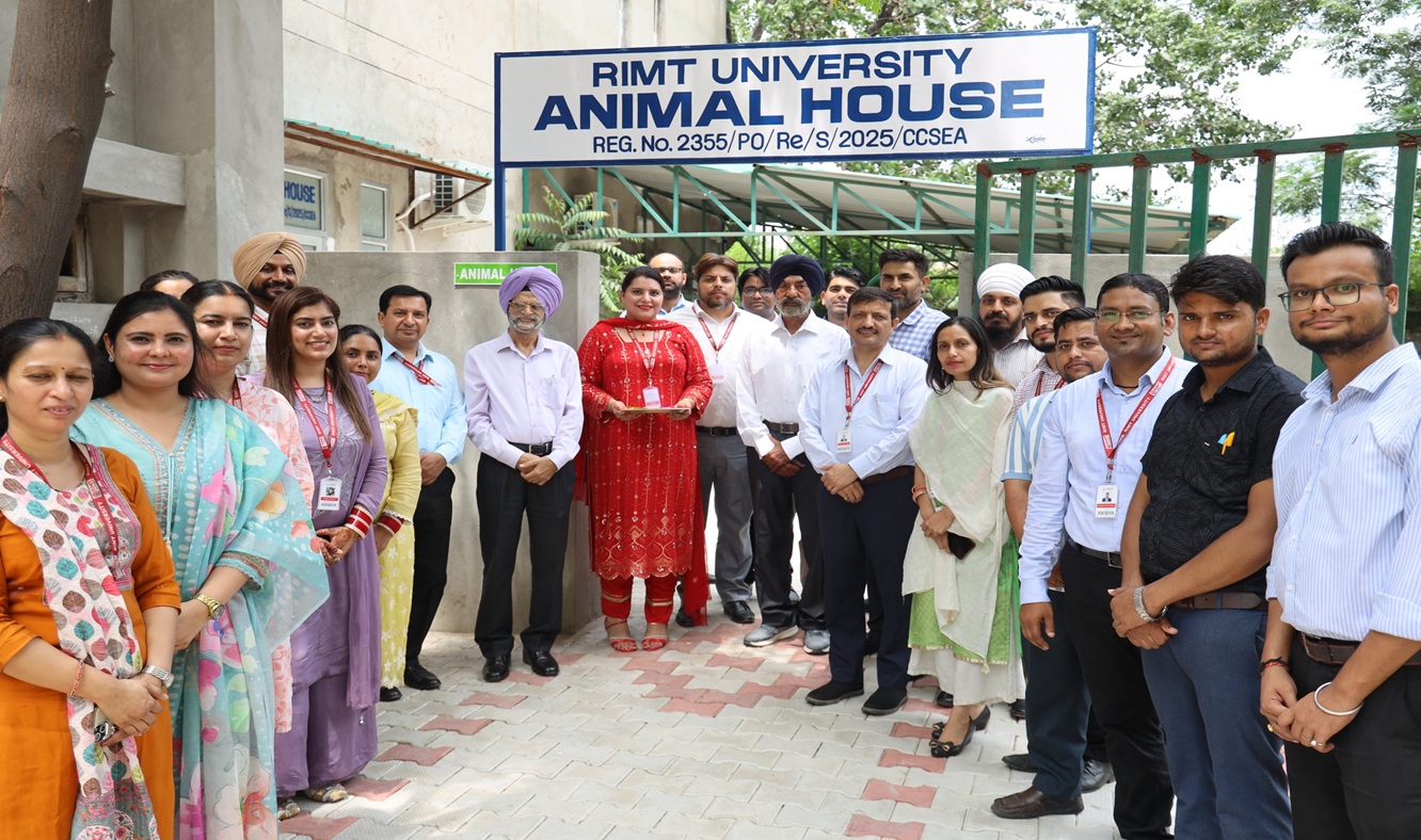 RIMT University proudly inaugurated its advanced CCSEA-Approved Animal House Facility