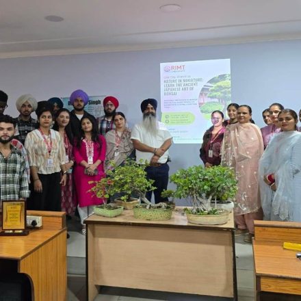 School of Agricultural Sciences and Technology, RIMT University Organise Workshop on the Ancient Art of Bonsai