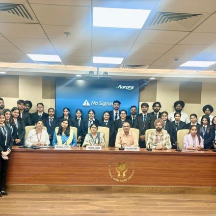 RIMT School of Legal Studies organized an enriching visit to the National Human Rights Commission (NHRC) in Delhi