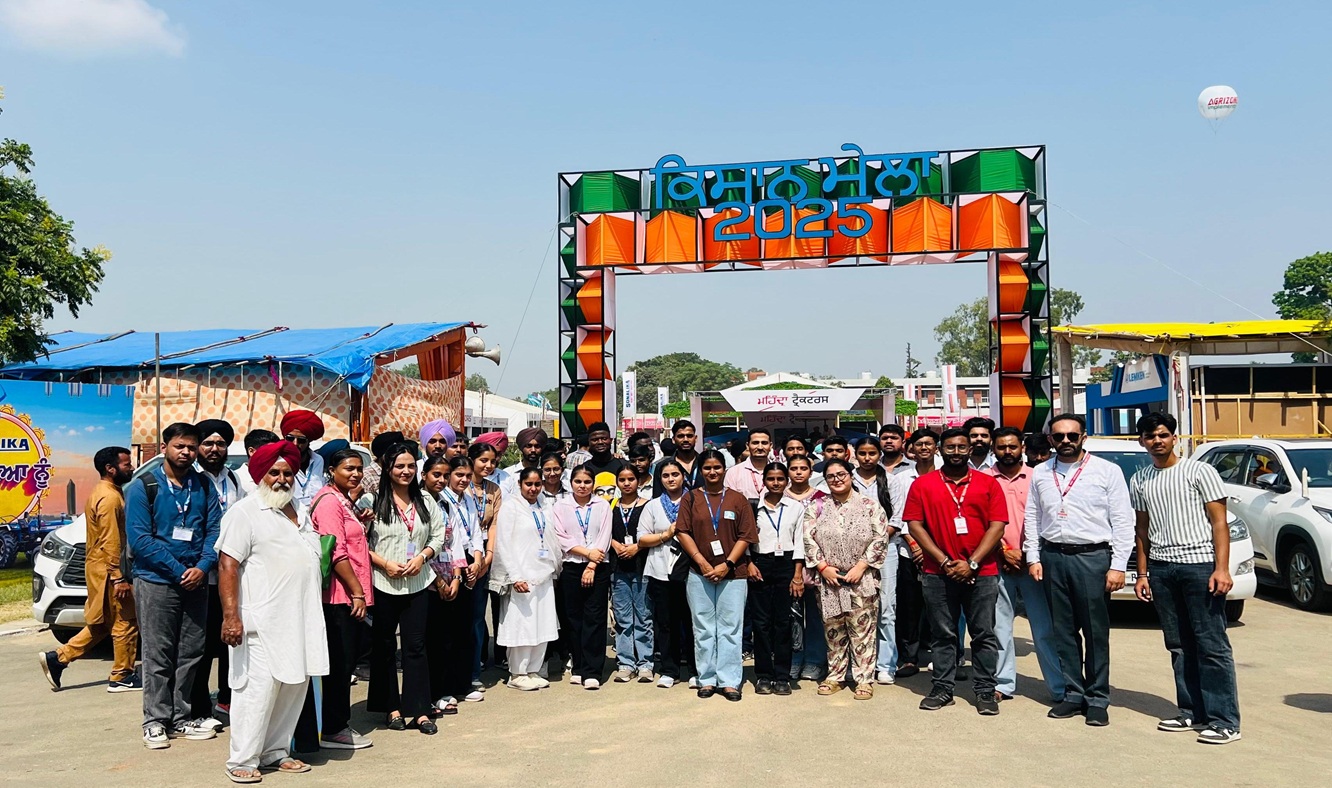 RIMT University Agricultural Sciences Department Students visit Kisan Mela at PAU Ludhiana