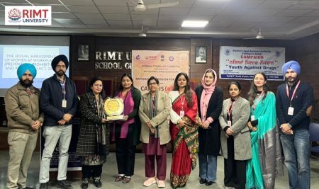 RIMT University organized a one-day workshop on POSH Act, 2013