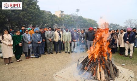 Bonfire, Beats and Tradition: Lohri Celebrated at RIMT University