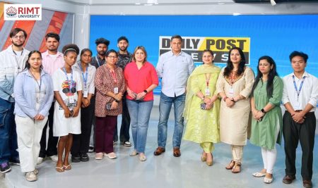 Industrial Visit to Daily Post Channel, Mohali Enriches Journalism Students with Practical Exposure